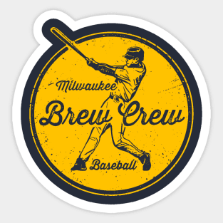 Vintage Brew Crew Sticker